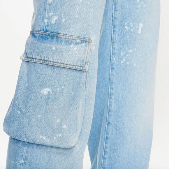 Off-White Painted Toybox Extralong Cargo Jeans - Picture 6 of 13